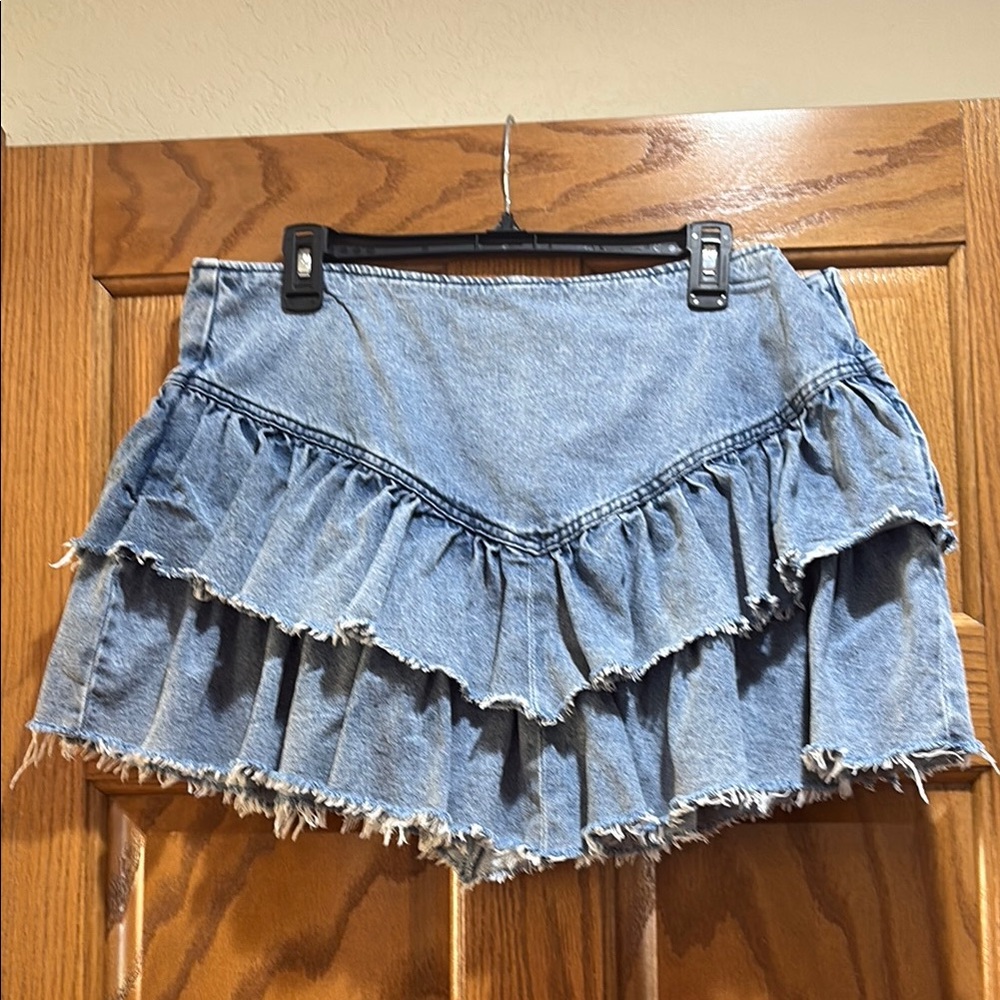 Miami Denim Mini Skirt